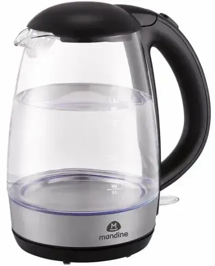 Bouilloire sans fil 1.7L Transparent