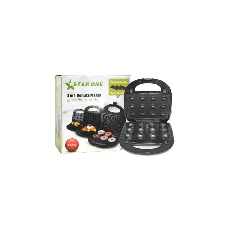 STAR ONE APPAREIL 3EN1 GAUFRE ZOUZA DONUTS