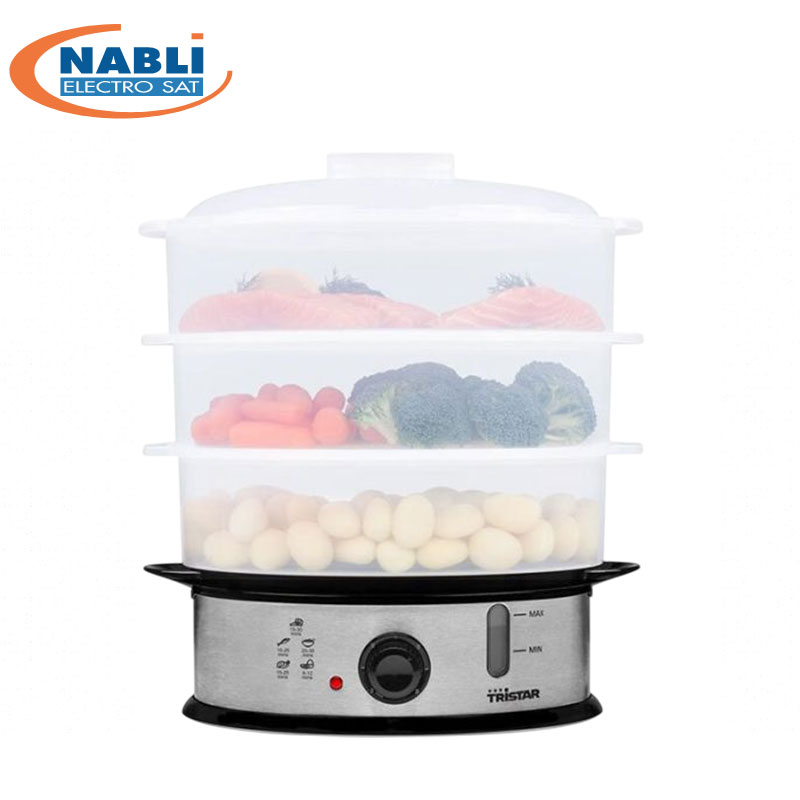 Cuiseur à Vapeur Tristar 3 niveaux 12 L 1200W VS-3914