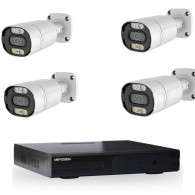 Pack Dvr Hyprid + 4 Cameras Externes MipVision 2MP