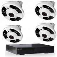 Pack Dvr Hyprid + 4 Cameras Internes MipVision 2MP