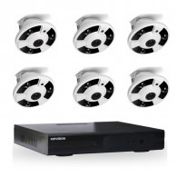 Pack Dvr Hyprid + 6 Cameras Internes Mipvision 2MP