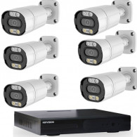Pack Dvr Hyprid + 6 Cameras Externe MipVision 2MP