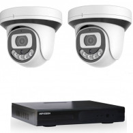 Pack Dvr Hyprid + 2 Cameras Interne 5MP
