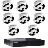 Pack Dvr Hyprid + 8 Cameras Internes MipVision 2MP