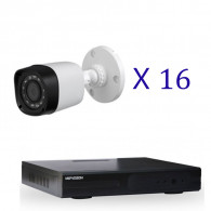 Pack Dvr Hyprid + 16 Cameras Externe MipVision 2MP