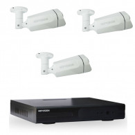 Pack Dvr Hyprid + 3 Cameras Externes MipVision 5MP