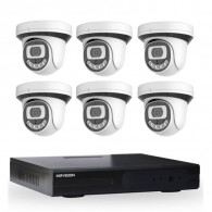 Pack DVR Hyprid + 6 Caméras Internes Mipvision 5MP