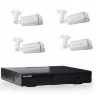 Pack Dvr Hyprid + 4 Cameras Externes MipVision 5MP