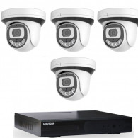Pack Dvr Hyprid + 4 Cameras Internes MipVision 5MP