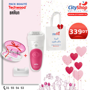 Pack Beauté BRAUN SILK EPIL 5 + MANUCURE PEDICURE CADEAUX