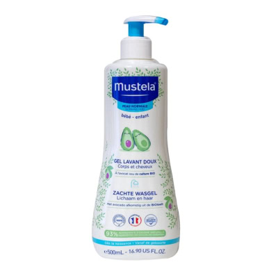 Mustela 2 En 1 Gel Lavant Doux Corps Cheveux