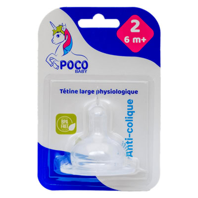 Xiaomi POCO BABY Tetine Large Physiologique 2eme Age