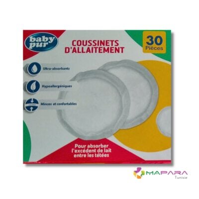 Baby Pur Coussinets D’allaitement 30 Pieces