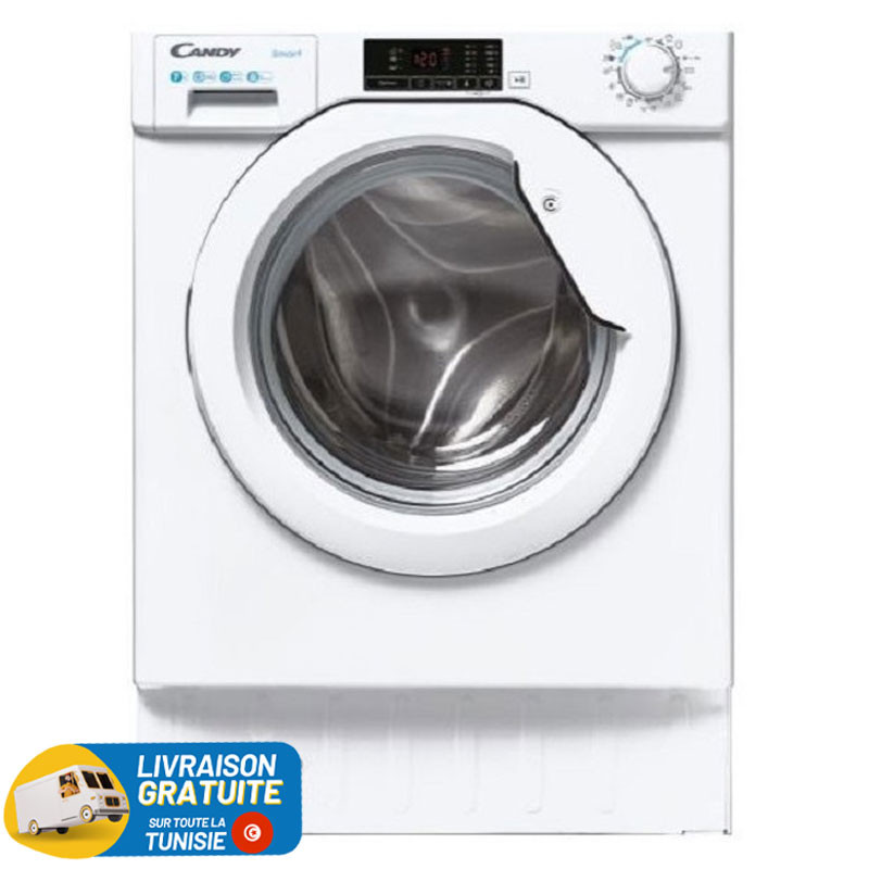 Candy Linge Encastrable CANDY 7KG 1200trs Min