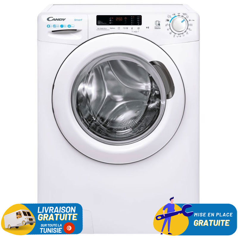 Candy LINGE CANDY 8KG 1200tr CS1282DW4-S