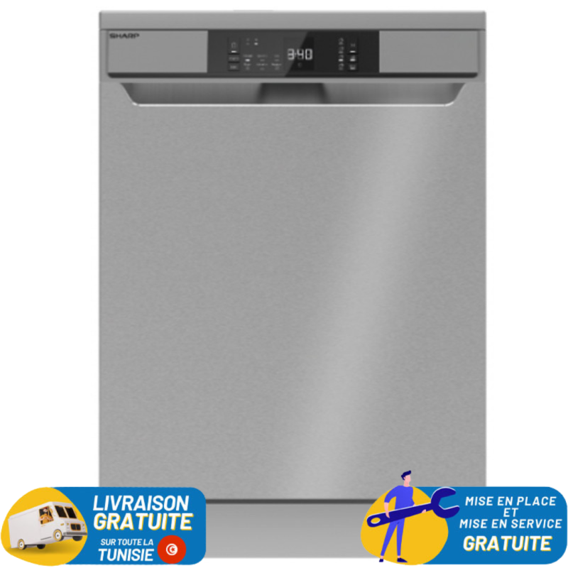 Sharp 13 COUVERTS INOX QW-V613-SS3