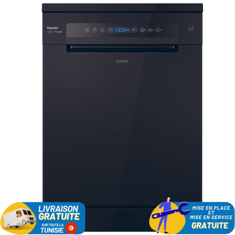 CANDY 15 Couverts + Afficheur