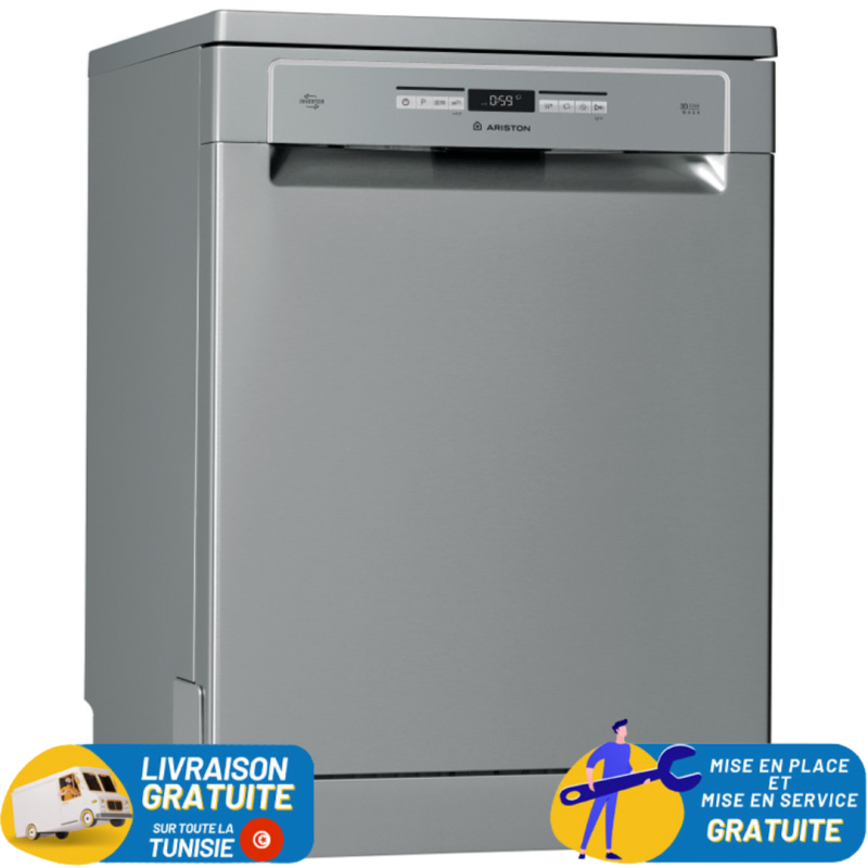 Ariston 15 Couverts Inverter Inox