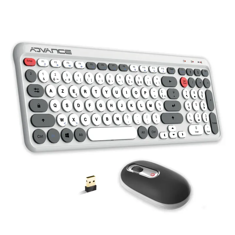 Clavier Souris sans fil Ergostyle