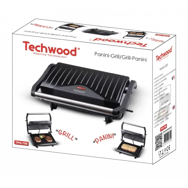 Appareil à Panini grill 750W