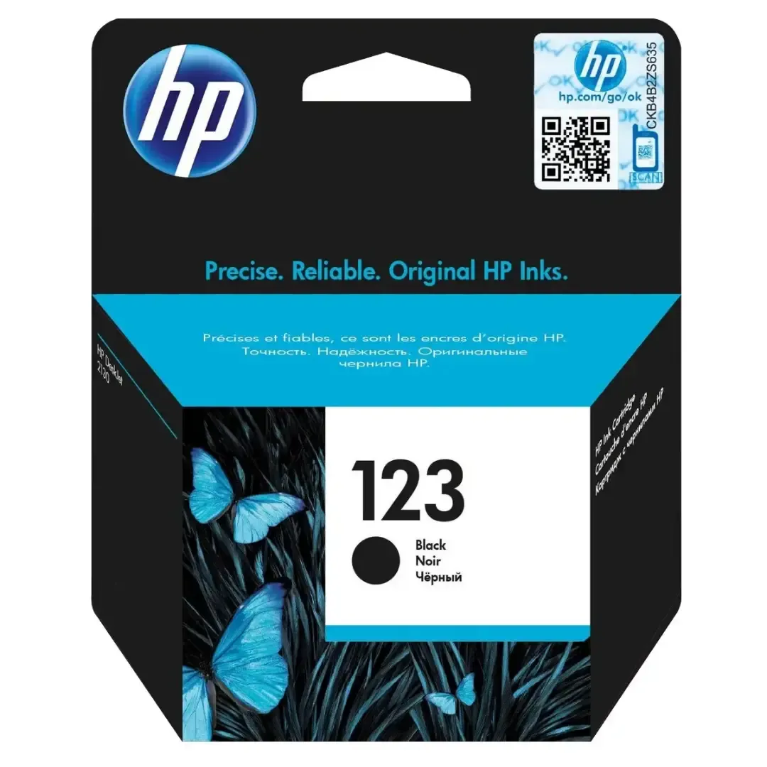 HP Cartouche jet d'encre 123 noire