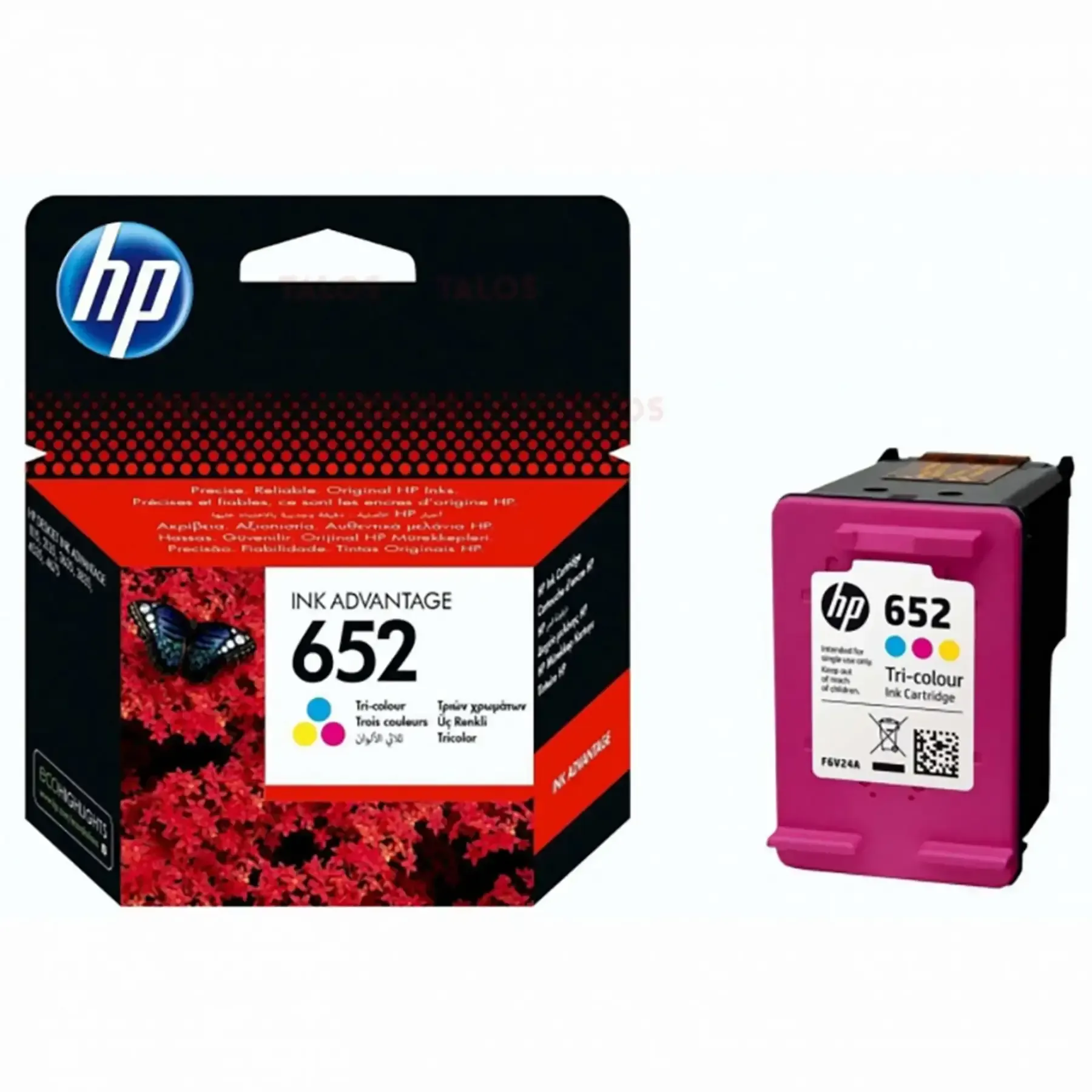 HP Cartouche jet d'encre 652 couleurs