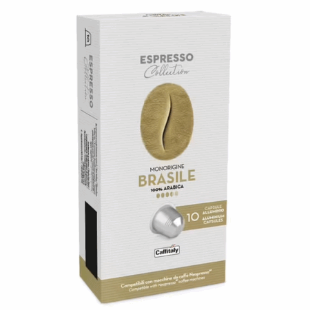 Nespresso Paquet De 10 Capsules Caffitaly Brasil Compatible