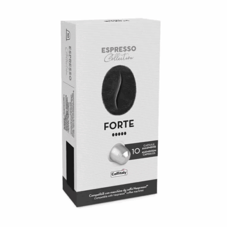 Nespresso Paquet De 10 Capsules Caffitaly Forte Compatible