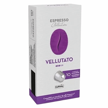 Nespresso Paquet De 10 Capsules Caffitaly Vellutato Compatible