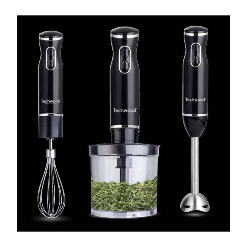 Mixeur plongeant 3 en 1 Techwood TMS-9666 Inox