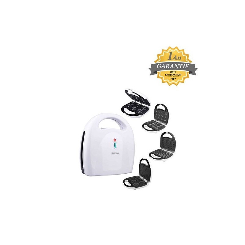 APPAREIL 4EN1 ZOUZA GAUFRE MAAMOUL DONUT 750W DSP