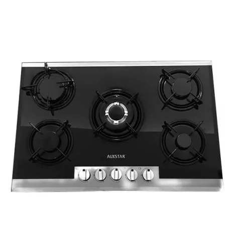 Encastrable Auxstar 5F 77CM 5F Vitre Émaillé Aux800V & Argent