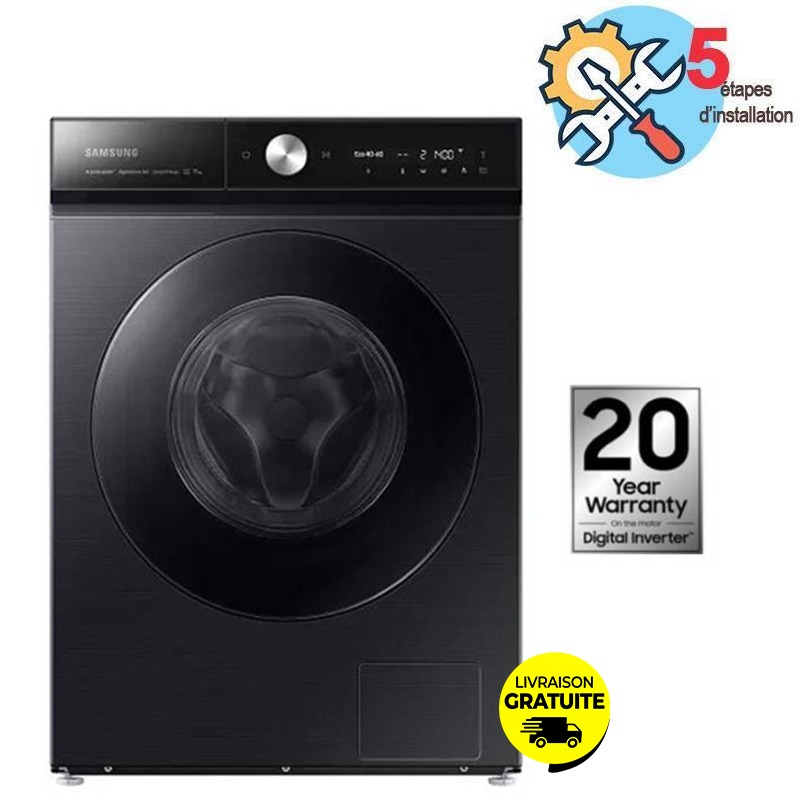 Samsung Lave linge frontale WW11B1944DGB 11Kg Ecobubble