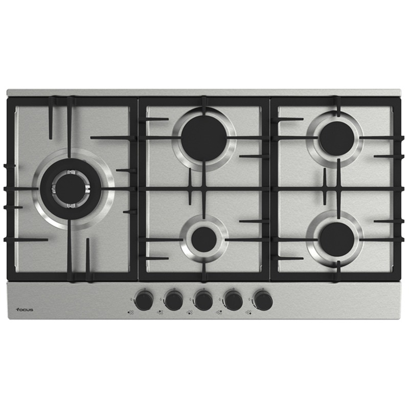 de Cuisson Encastrable FOCUS F4789X 5 Feux 90 cm Inox