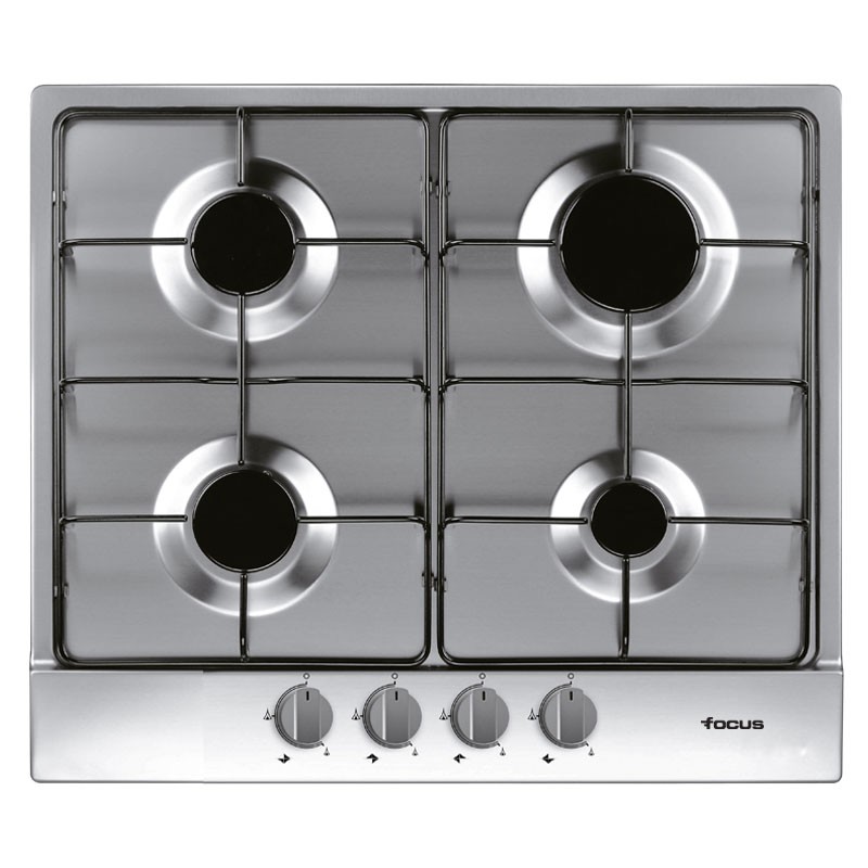 de cuisson gaz Focus F401X 4 Feux 60cm Inox