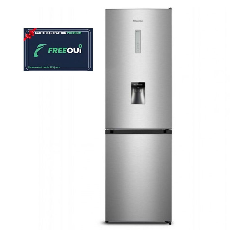 Hisense Combiné RD-39WC 320 Litres NoFrost Inox