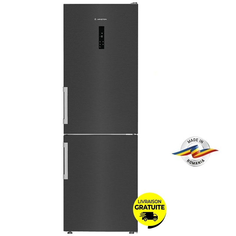 Combiné ARISTON ARB60F6362DXNA 350 Litres NoFrost Inox