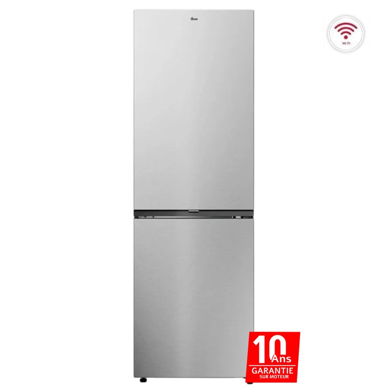 Combiné Inverter HOOVER HONCQ2T618EX 355Litres NoFrost Inox