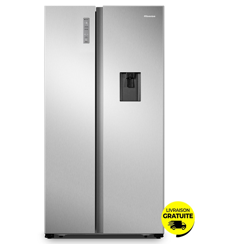 Hisense Side By Side Inverter RS3P518NMC 519L NoFrost Inox