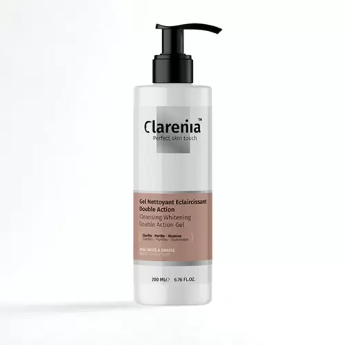 CLARENIA GEL NETTOYANT ECLAIRCISSANT DOUBLE