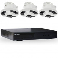 Pack Enregistreur XDVR AHD 5en1 5mp + 3 Caméra Intérieur MIP-360 2mp