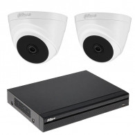 Pack DVR + 2 Caméra De Surveillance Extérieur Dahua 2MP