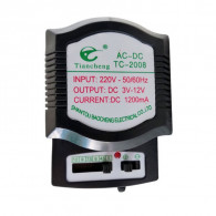 Adaptateur Alimentation AC DC 12V 3A Pour Caméra de Surveillance