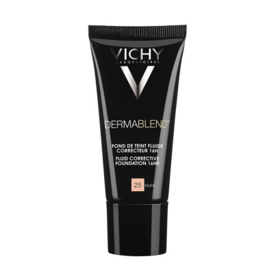 Vichy Dermablend Fond De Teint Fluide Correcteur 16h Teinte 25 Nude