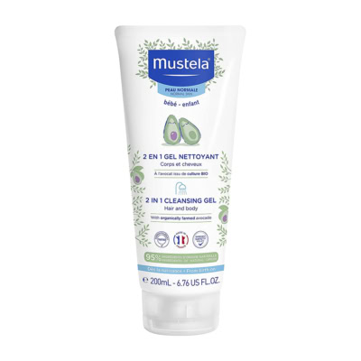 Mustela 2 En 1 Gel Lavant Doux Corps Cheveux