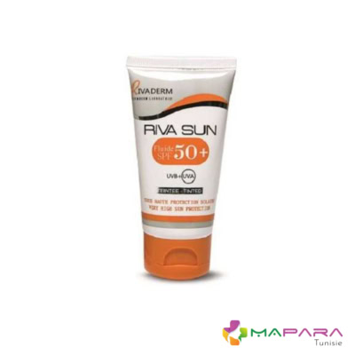 Rivaderm Riva Sun Ecran Fluide Teinté SPF50+