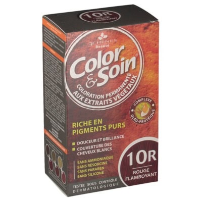 Les 3 Chênes Color Soin Coloration Permanente Flamboyant 10R