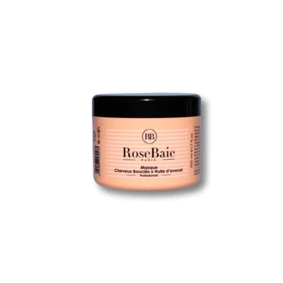 RoseBaie Masque Cheveux bouclés Kératine Huile d’Avocat