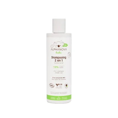ALPHANOVA Bebe Bio Shampooing Croute de Lait 2en1